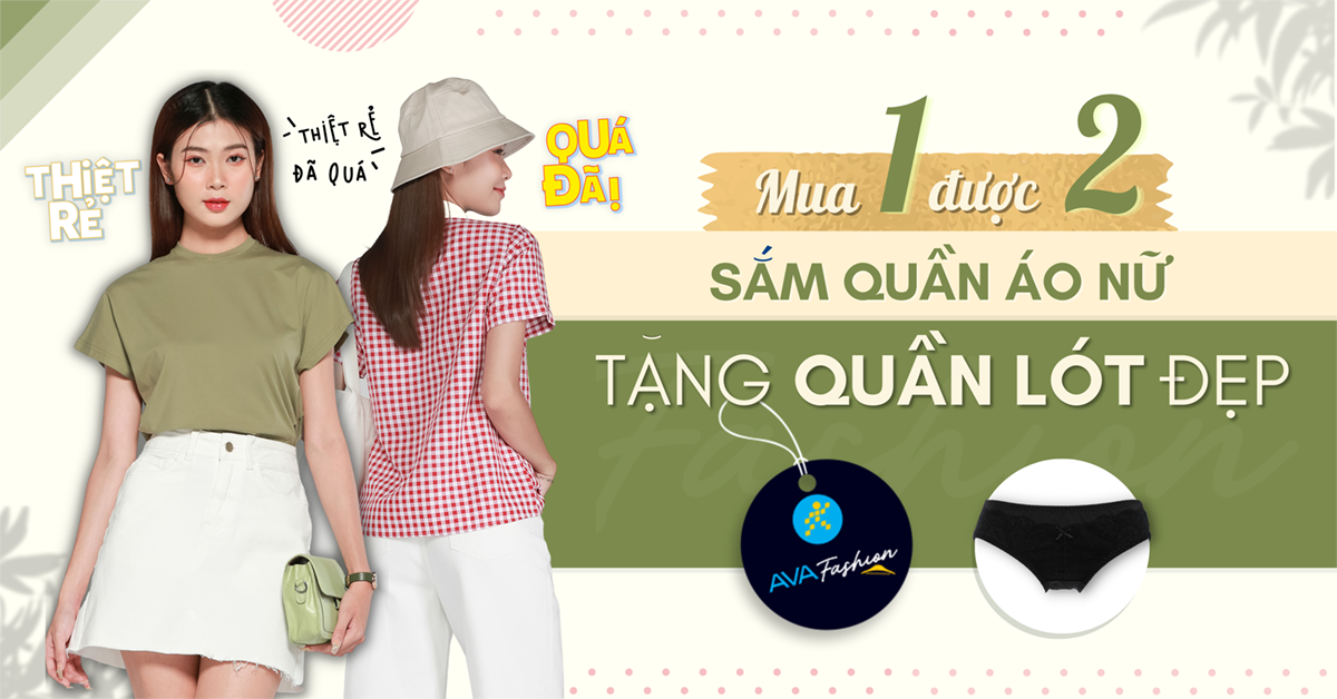 Mua 1 duoc 2 cuc da sam quan ao nu tang ngay quan lot nu sieu dep cho nang 1200x628
