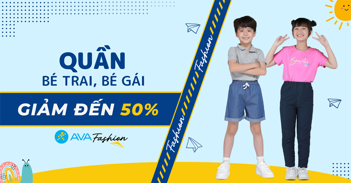 Quan be trai be gai giam den 50 cuc da nhanh tay sam ngay cho con yeu! 1200x628